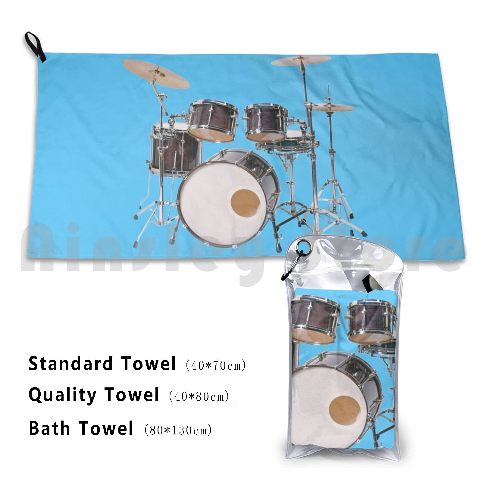 Musical Instrument Image - Trommeln Illustration Badetuch Strandkissen Trommeln Trommel