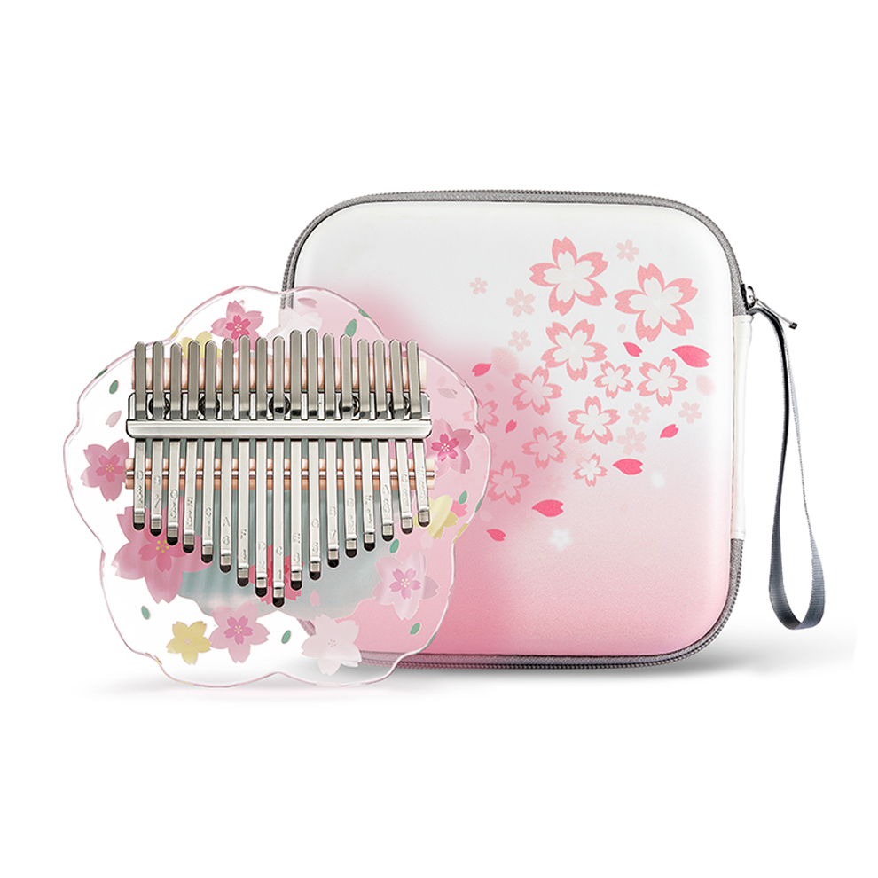 Musical Instrument Box - Hluru kalimba 21 tasten mit fall
