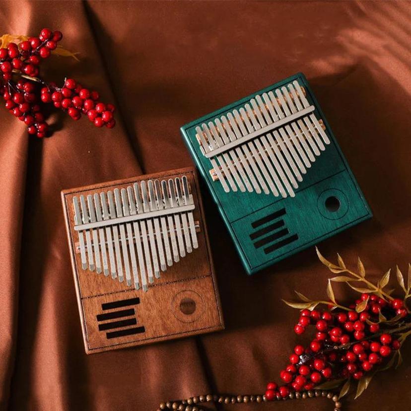 Musical Instrument Box - Retro Kalimba 17 Key Thumb Klavier