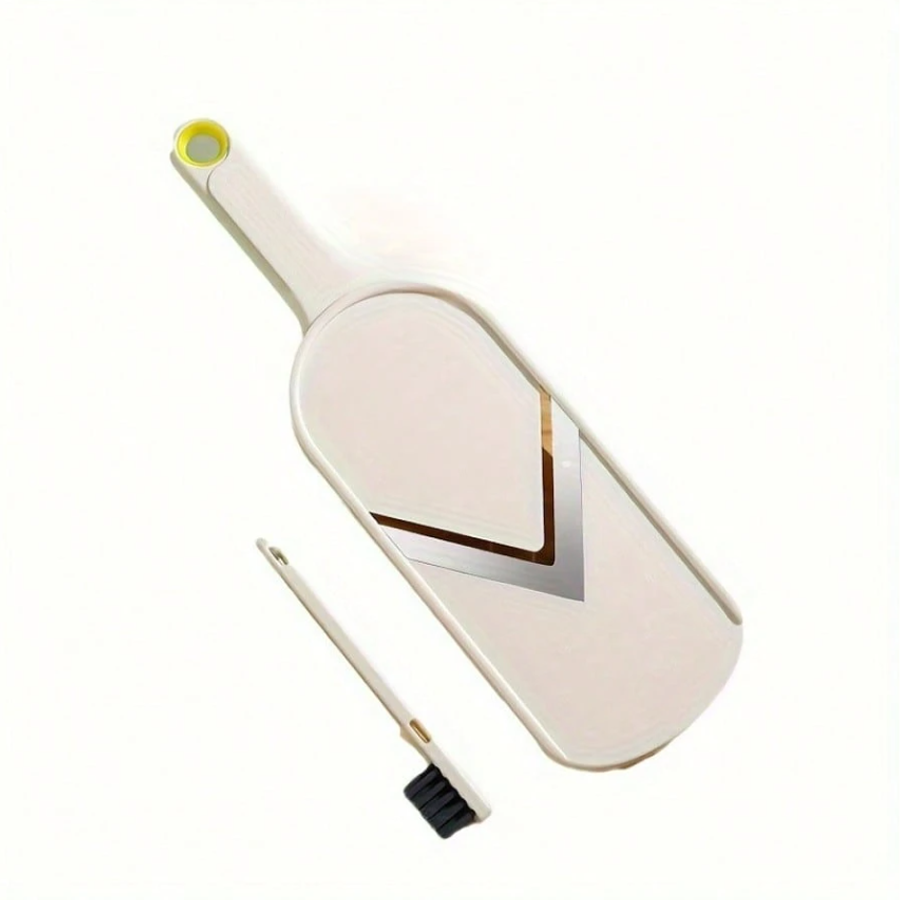Mandolin A Style - 1 Stück Multifunktionaler Handgemüseschneider mit Reinigungsbürste,