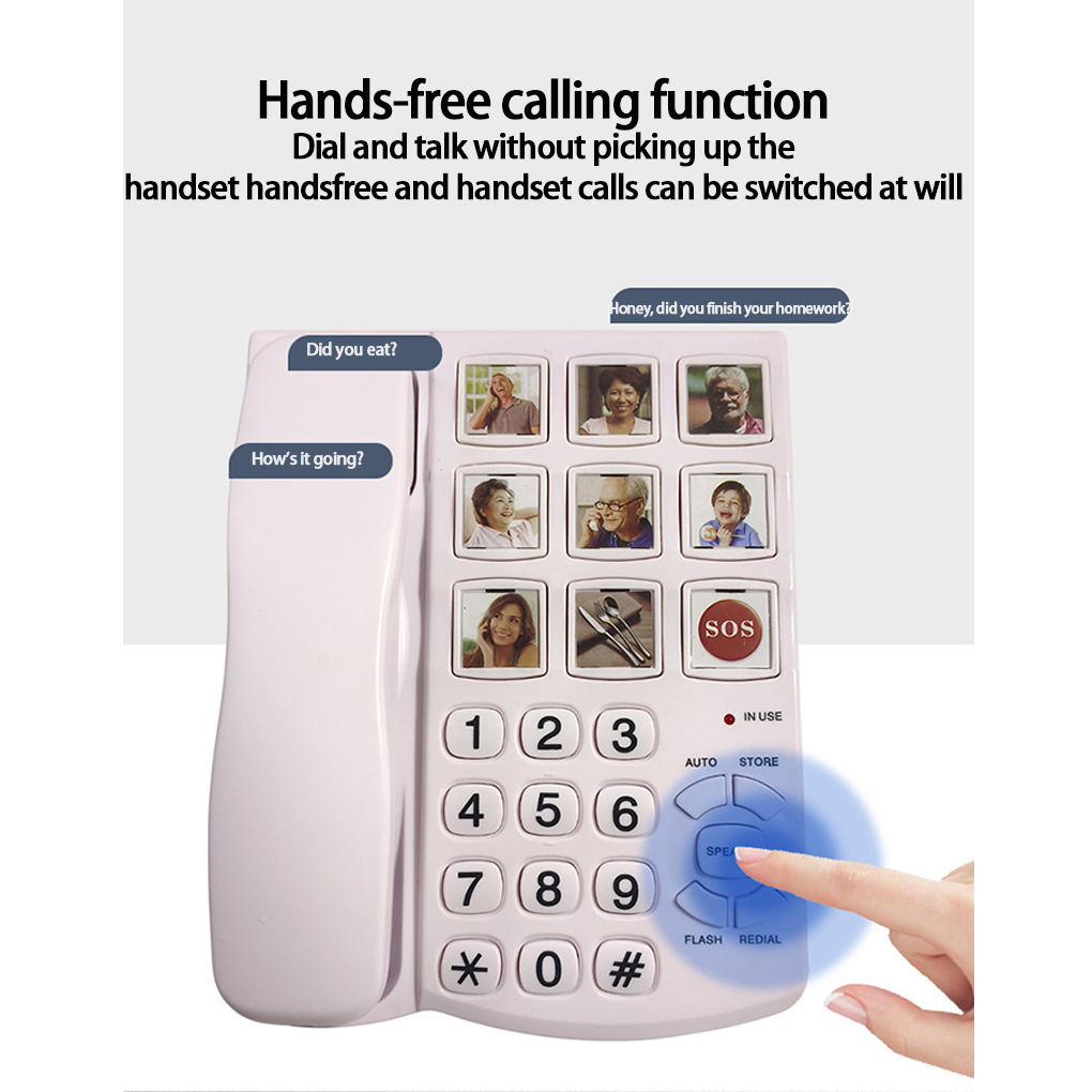 Großes Tasten-Telefon, schnurg – Musical Instrument Image Bewertung und Preis
