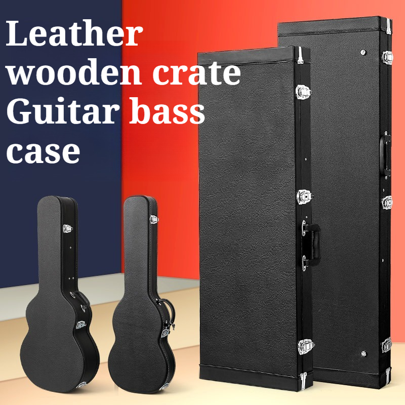 Leder-Holz-E-Gitarrenkoffer, v – Musical Instrument Box Bewertung und Preis