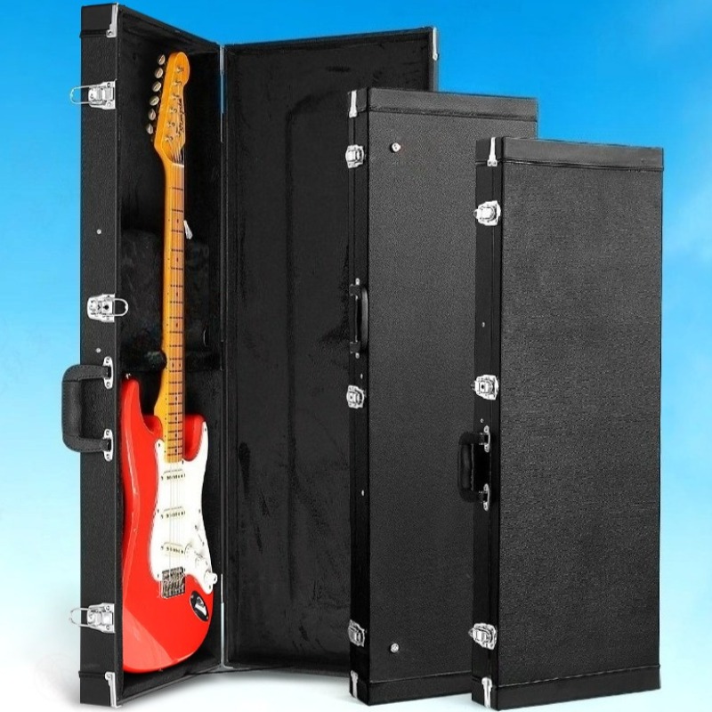 Leder-Holz-E-Gitarrenkoffer, v – Musical Instrument Box Bewertung und Preis