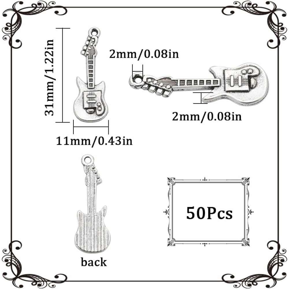 1 Box 50 Stück Vintage Gitarre – Musical Instrument Box Bewertung und Preis