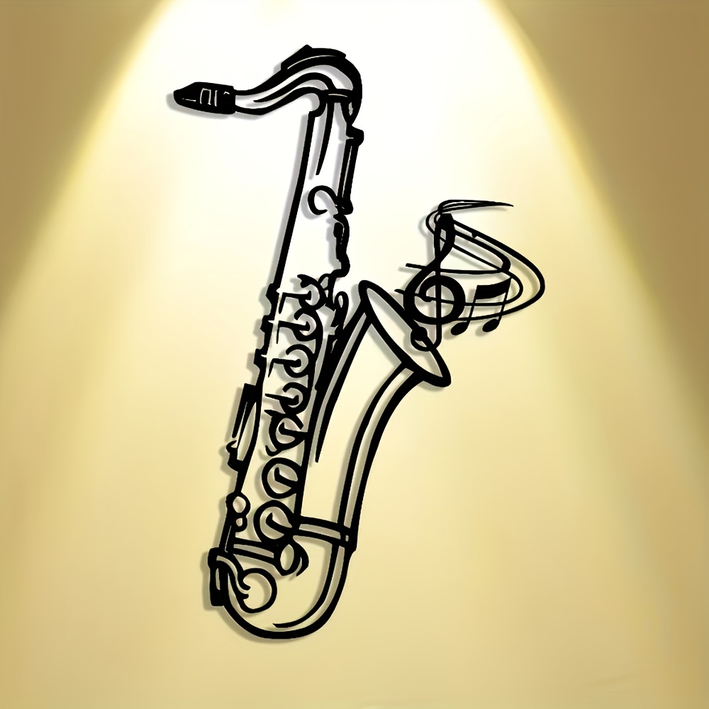 Wanddekoration aus Metall mit  – Musical Instrument Image Bewertung und Preis