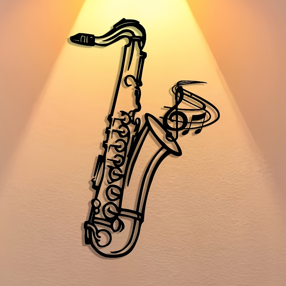 Wanddekoration aus Metall mit  – Musical Instrument Image Bewertung und Preis