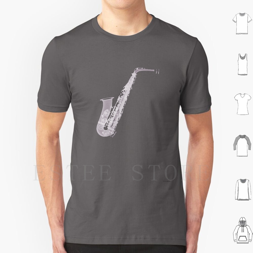 Saxophone-X-Ray T Shirt DIY Bi – Musical Instrument Image Bewertung und Preis