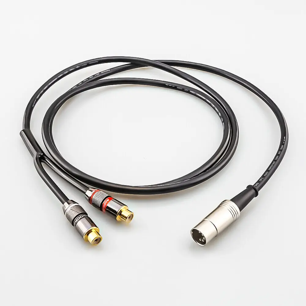 5-Pin-DIN-Stecker auf 2-RCA-Bu – Musical Instrument Image Bewertung und Preis