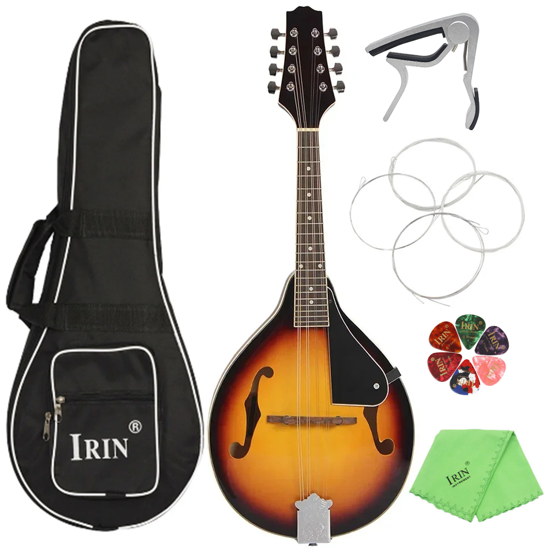 IRIN Sunset 8-saitiges Lindenh – Mandolin A Style Bewertung und Preis